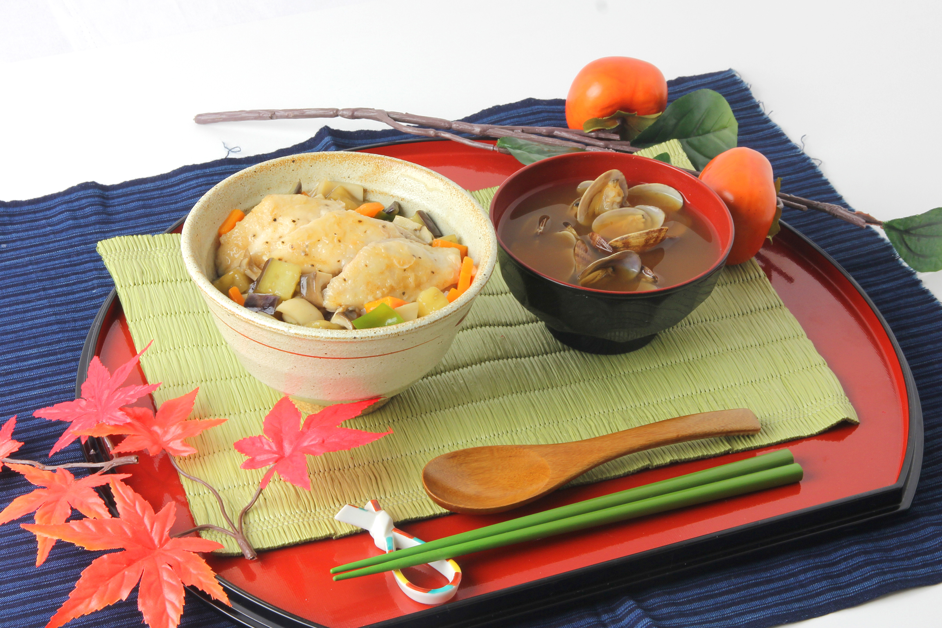 しいらと野菜たっぷりあんかけ丼 あさりの味噌汁 三重県漁業協同組合連合会 みえぎょれん